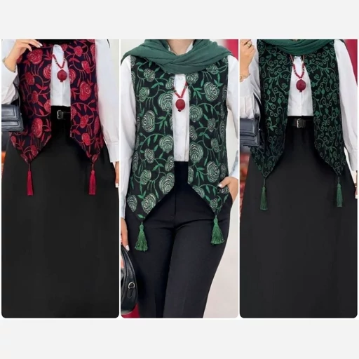 پیراهن ژیله تک مدل میترا جنس تافته و پرشین فری38تا46 زنانه