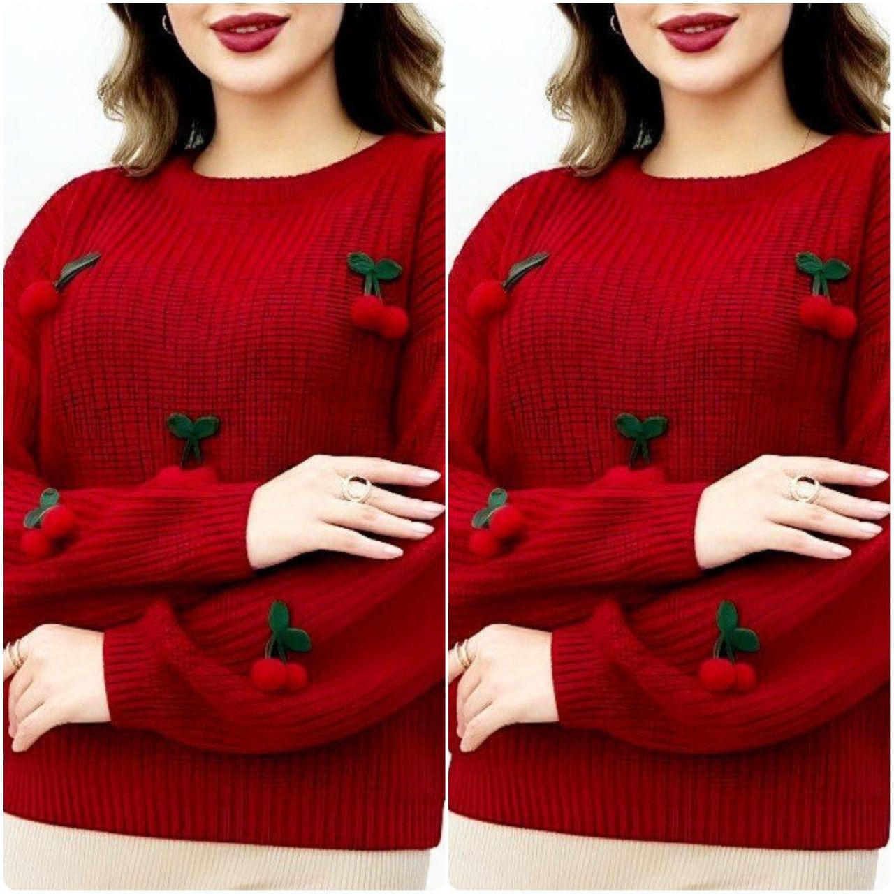 بلوز بافت گیلاسی جنس بافت زنانه