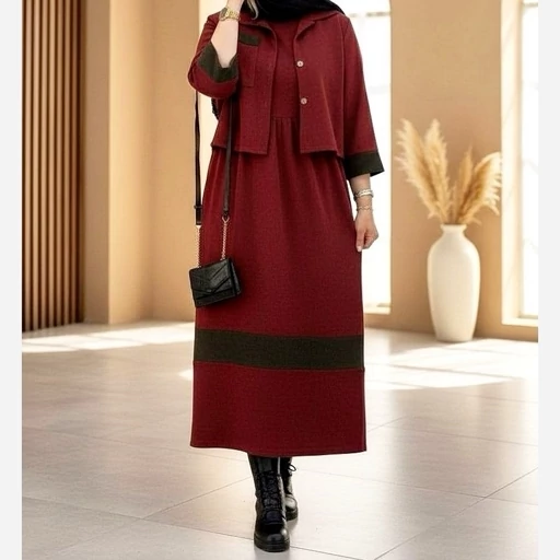 کت و سارافون کژال یلدایی جنس مخمل کبریتی ریز فری سایز 38تا50 زنانه