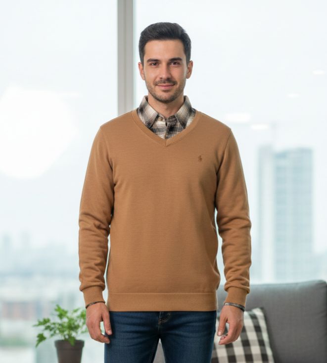 بلوز مردانه یقه پیراهنی جنس سلانیک شیک و درجه یک