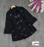 شومیز نازگل جنس شانتون شیک و مجلسی