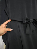 عبا آیسان جنس الیزه جت بلک A++ شیک و زیبا