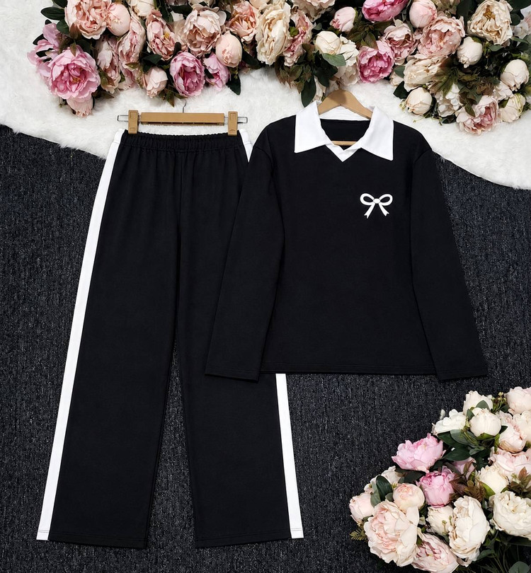ست پاپیونی آوینا جنس گلکسی نخ پنبه با کیفیت زنانه