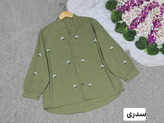 شومیز سه گل جنس الیاف طبیعی درجه یک