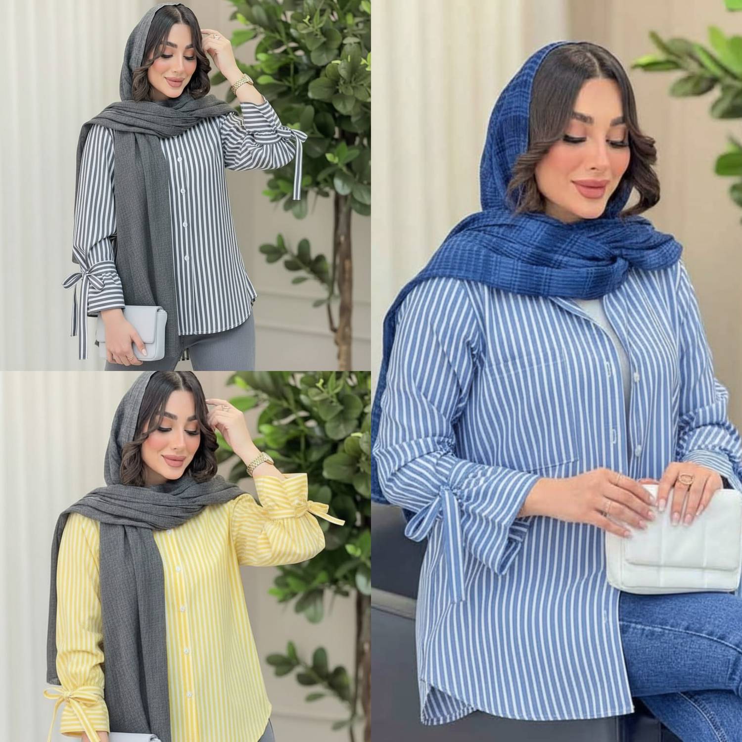شومیز فرناز جنس نخ داکرون شیک‌ و مجلسی
