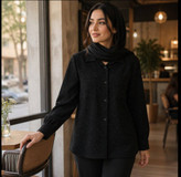 شومیز مانتویی ترانه 308 جنس آیوا بارانی درجه یک