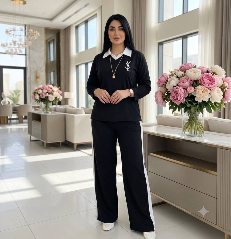 ست کژوال سناتور جنس گلکسی نخ پنبه با کیفیت زنانه