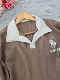 ست تیشرت شلوار بزیاق POLO جنس بزیاق درجه یک و اعلا زنانه