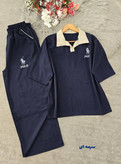 ست تیشرت شلوار بزیاق POLO جنس بزیاق درجه یک و اعلا زنانه