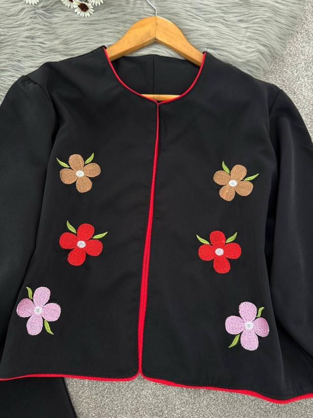کت و سارافون گلدوزی نیایش جنس مازراتی زنانه