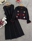 کت و سارافون گلدوزی نیایش جنس مازراتی زنانه