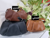 کیف سنبل جنس چرم مصنوعی طرح چروک مینی بگ