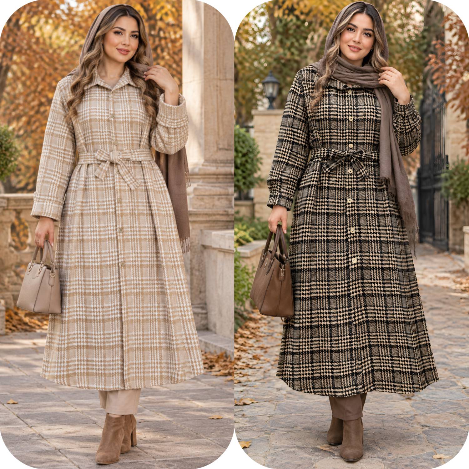 مانتو  پالتویی بارانا جنس تافته ضخیم شیک و درجه یک