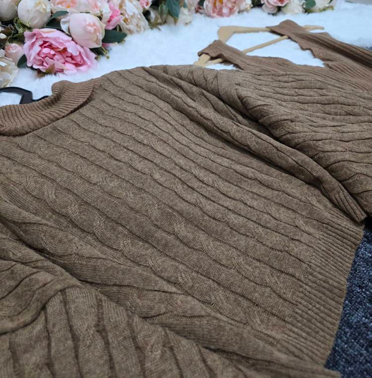 ست 850 جنس بافت با نخ گرم بالا زنانه